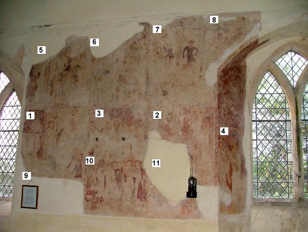 A plan of the Passion sequence. Click to enlarge.