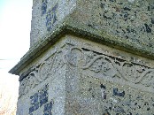vine motif on the tower I