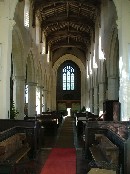 looking west - note the corbels on the south side