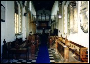 clutter in the chancel