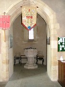 baptistery inside the tower