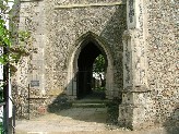 processional way beneath the tower