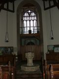 Looking west