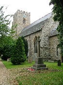 from the lychgate