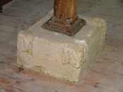 base of the lectern