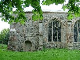 blocked south Norman door