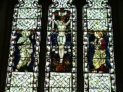 rood group in east window