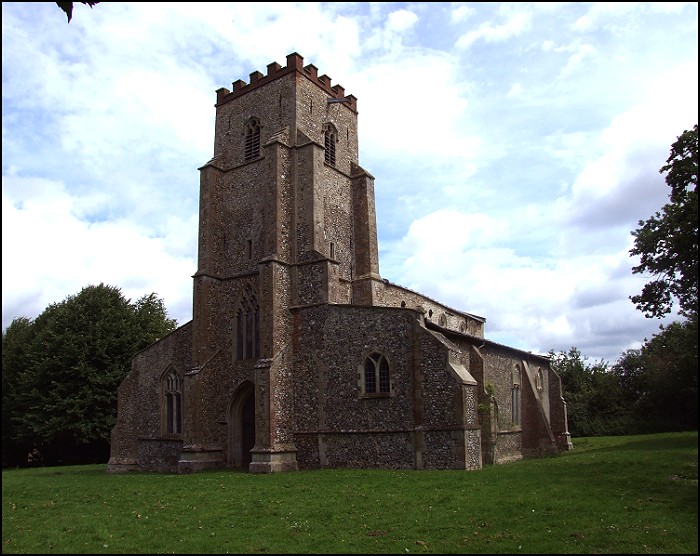 East Bradenham: like a beast ready to pounce