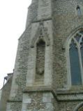 Niche in the tower buttress