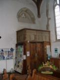 South doorway, lost window above