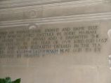 Inscription, south side of sanctuary
