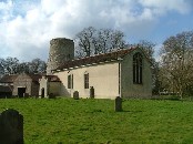from the south-east - note the bell window