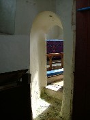 curious: passageway into chancel