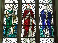 Christ flanked by St Margaret and the Blessed Virgin