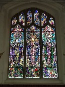 Christ flanked by Faith and Hope, Leonard Walker 1950