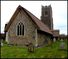apparently a typical rural church from this angle