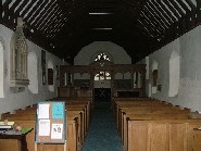 looking east in the old church