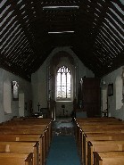 looking west in the old church