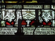 moved from St Michael's church, Southwark