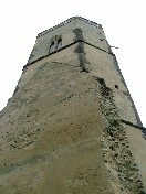 the internal nave west wall