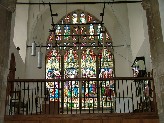 west gallery and William Wailes window