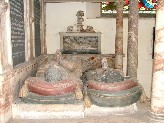 Sir Thomas Hewer the younger and wife - and son beyond