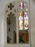 through the squint from the south aisle