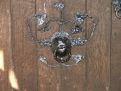 wrought iron door handle