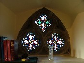 alcove in the lower tower