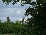 first site on the lane from the village