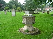 font in the graveyard