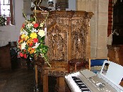 pulpit by Walter Caroe