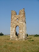 ruined church of a lost English village