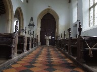 looking west