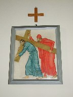 Christ carries his cross