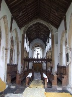 looking west from the chancel