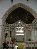 screen into south transept