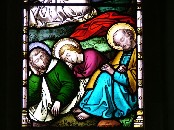 the disciples asleep