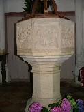 Gresham's seven sacrament font
