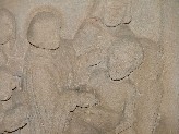 detail: priest and dying man