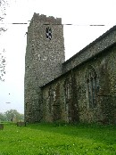 from the north-west - note the former tower arch