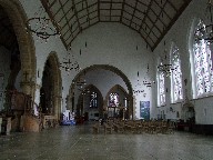 looking east in the south aisle