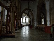 south aisle looking west