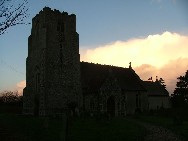 the sky skittering with boiling clouds