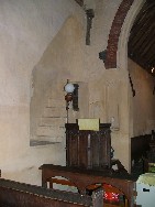 rood loft stair, probably never enclosed
