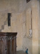 stairway and niches