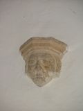 Corbel in the chancel wall - there are two, facing