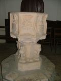 The relatively modern font!
