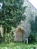 looking east: the west door into the nave