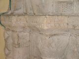 Graffiti on the south doorway